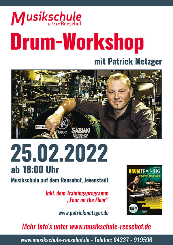 Drum-Workshop mit Patrick Metzger